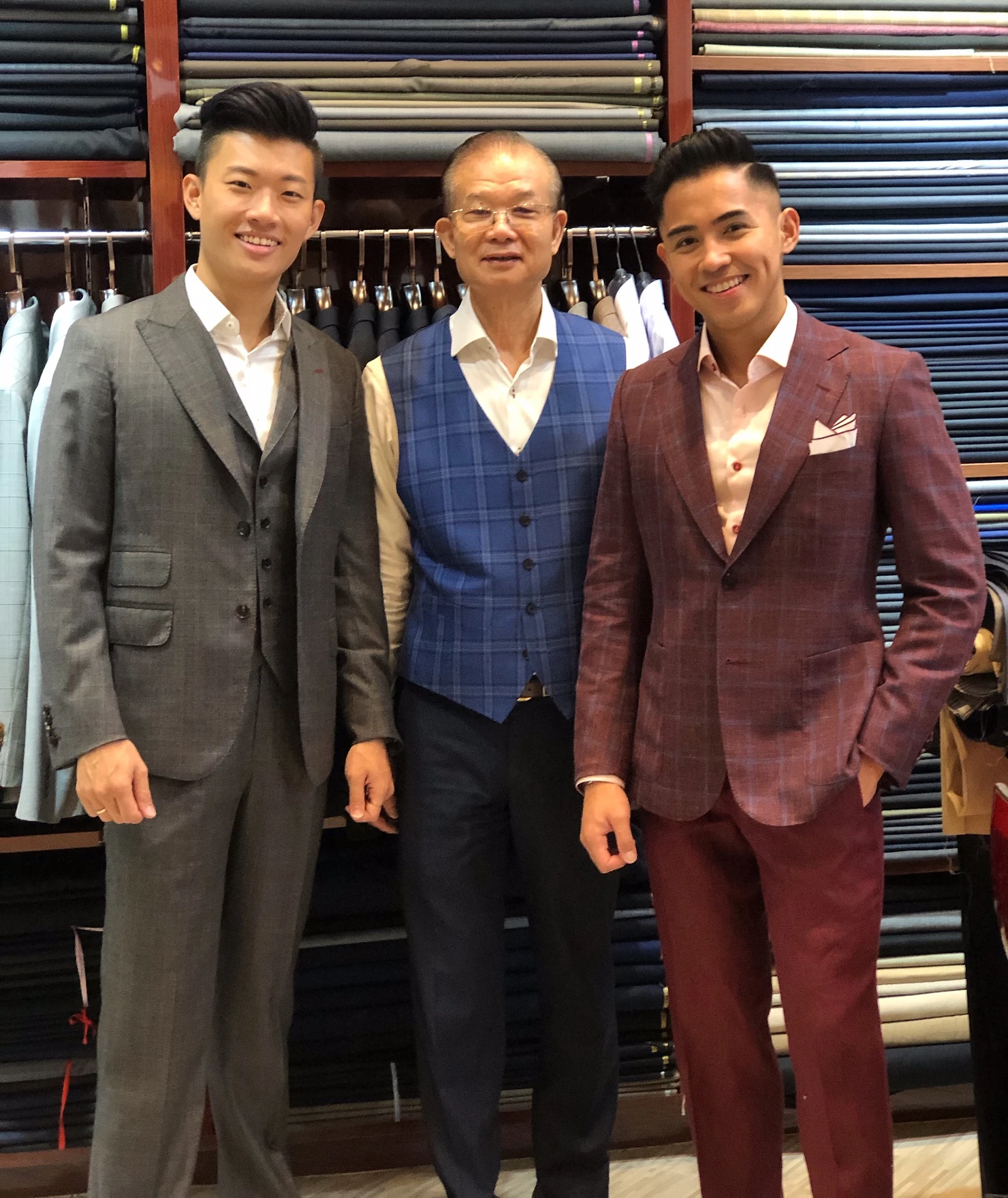 Bespoke Tailor with Suit Models