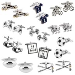 fun sports and hobby cufflinks