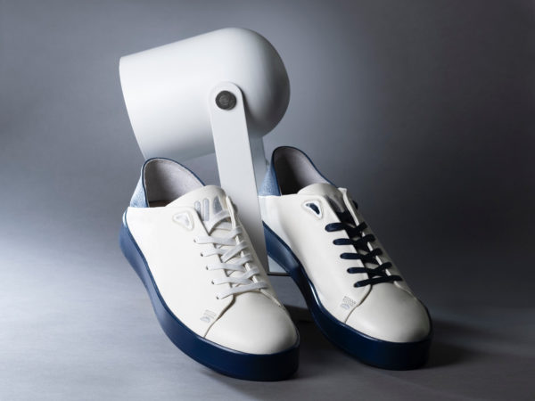 Axel White Blue Grain Calf Leather