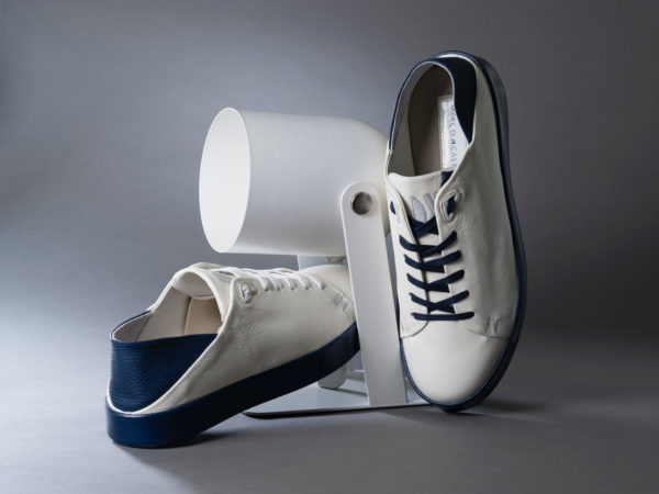 Axel White Blue Grain Calf Leather 2