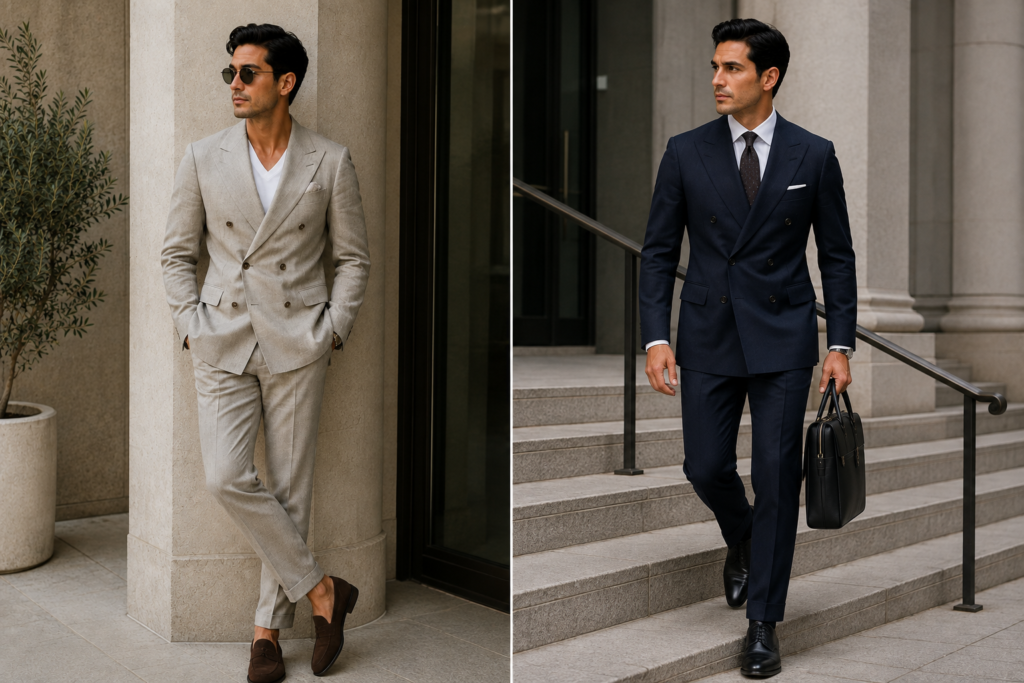 suit for different occasion
