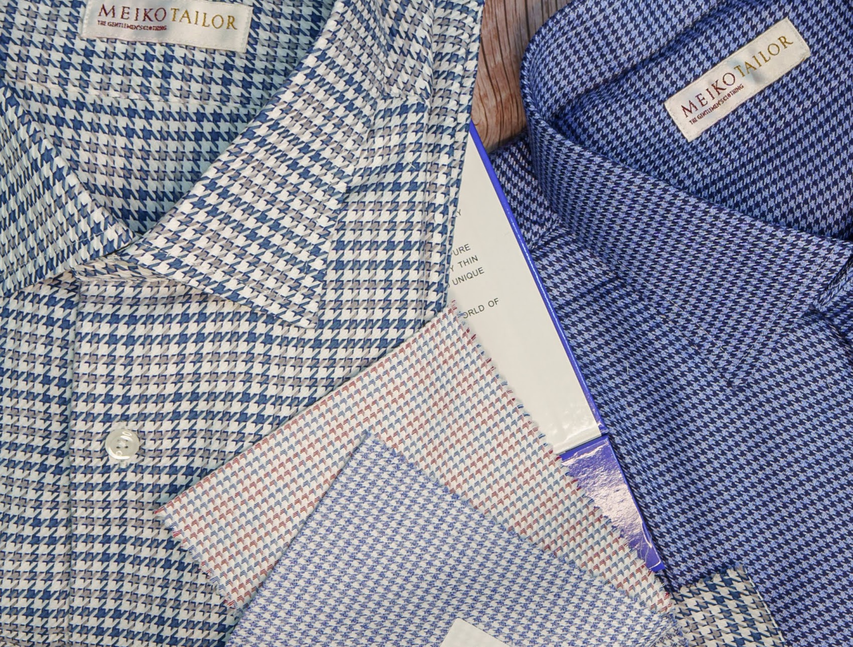 bunch of meiko tailor clothes