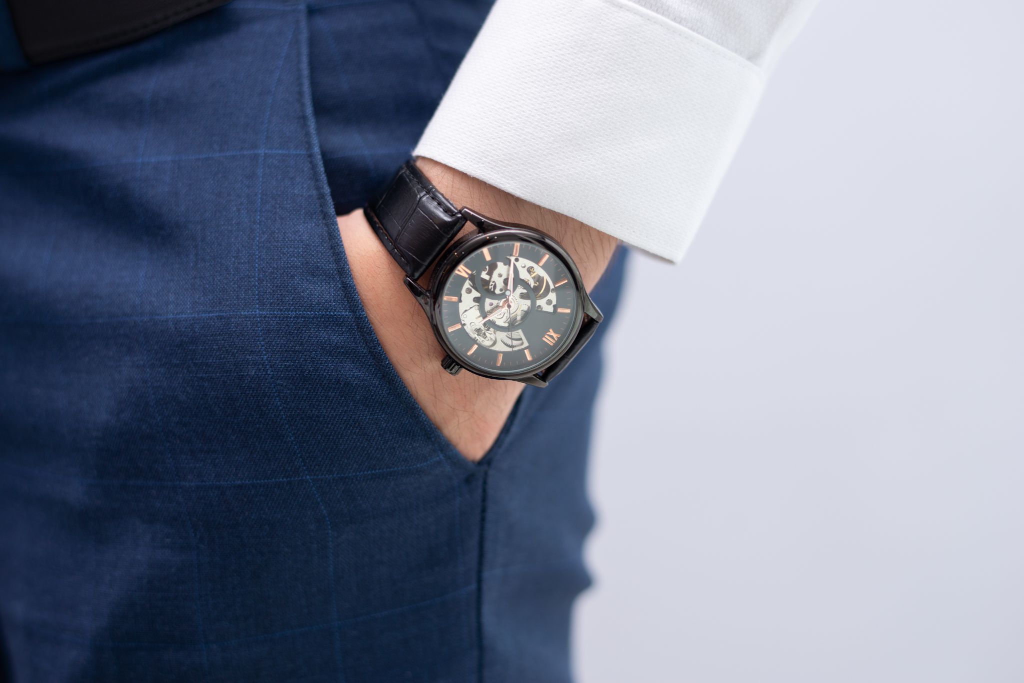 person wears watch