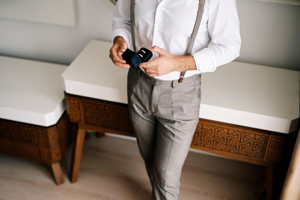smartly dressed men